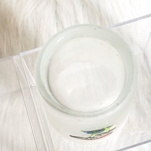 Vintage Mushroom Art Frosted Glass Tea Light Boho Natural Candle Holder - Picture 2 of 11